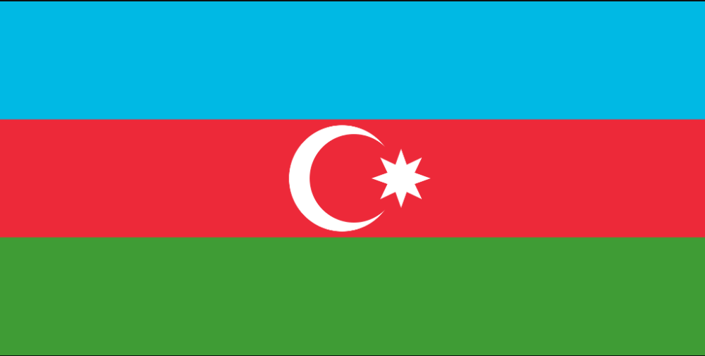 National Flag of Azerbaijan