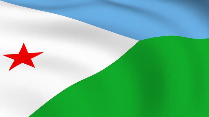 National Flag of Djibouti Pics