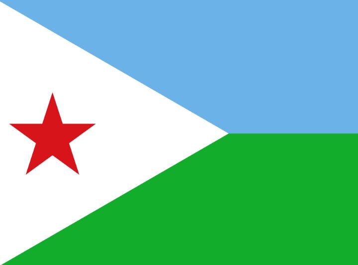 National Flag of Djibouti