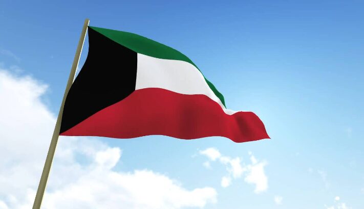 National Flag of Kuwait Pictures