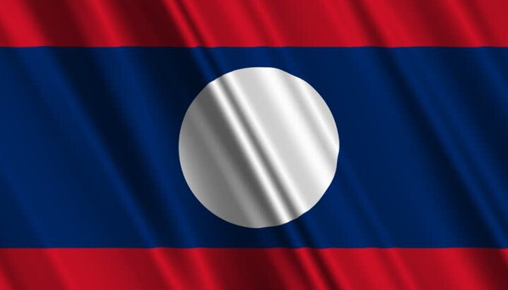 National Flag of Laos Pictures