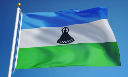 National Flag of Lesotho