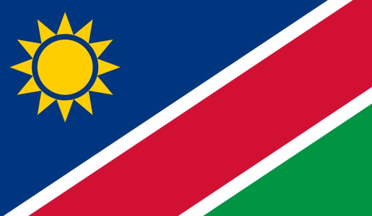 National Flag of Namibia Pics