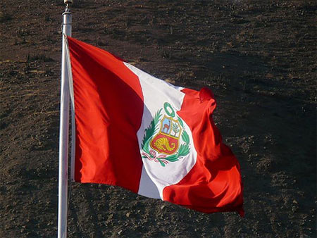 national flag of Peru pic