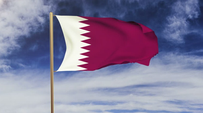 national flag of Qatar