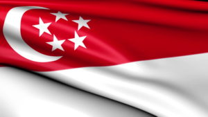 national flag of Singapore 