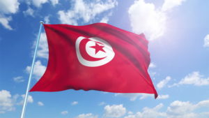 national flag of Tunisia 