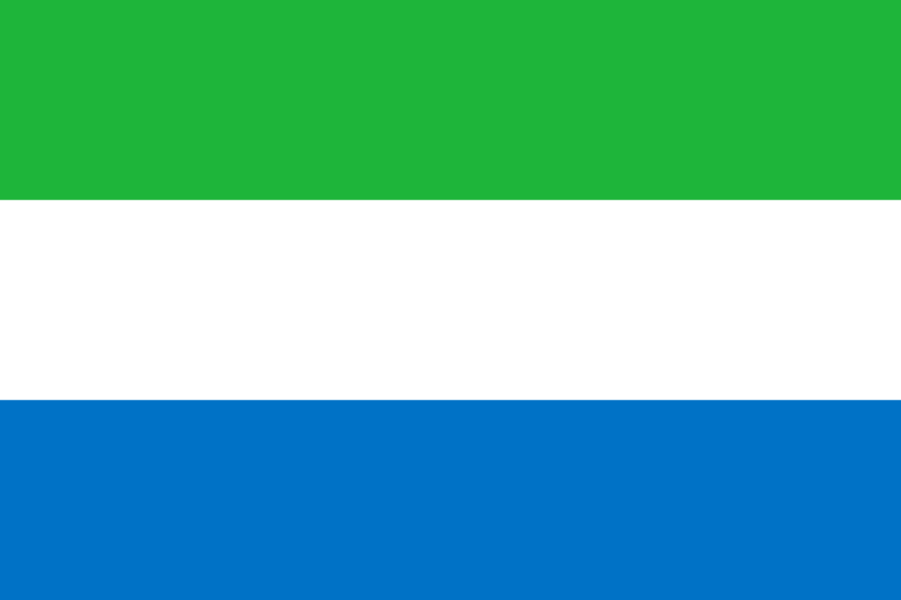 National Flag of Sierra Leone