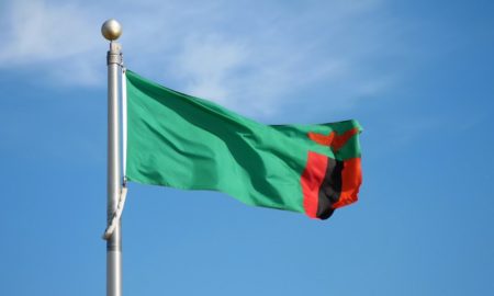 national Flag of Zambia