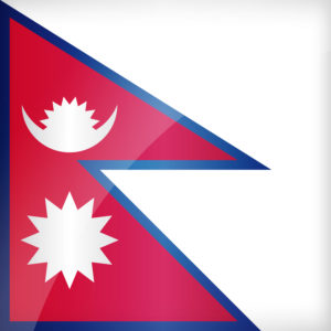 national flag of Nepal 