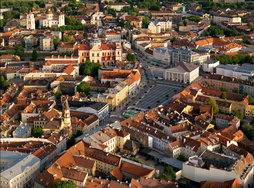 Vilnius capital city of lithuania