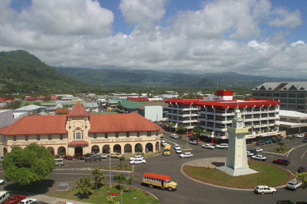 Apia capital city of Samoa