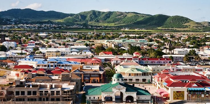 Basseterre capital city of St. Kitts and Nevis