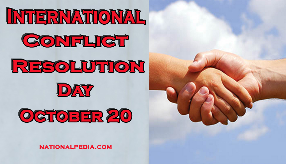 International Day for Conflict Resolution October 20