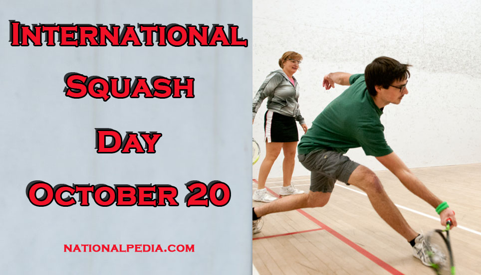 International Squash Day October 20