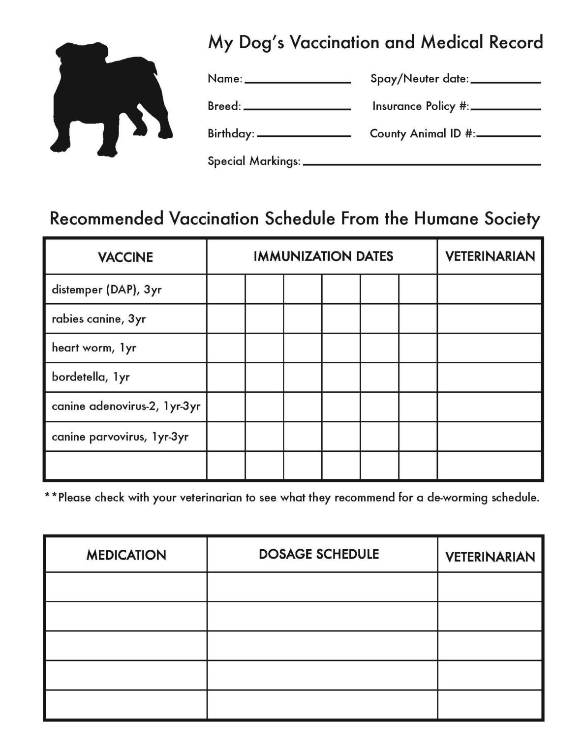 pet travel document