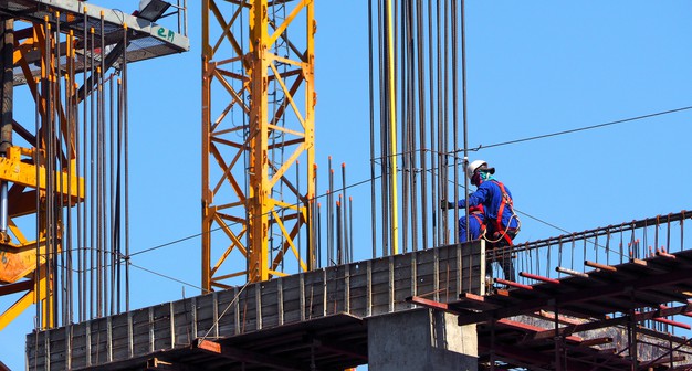 building-construction-site-worker-standing