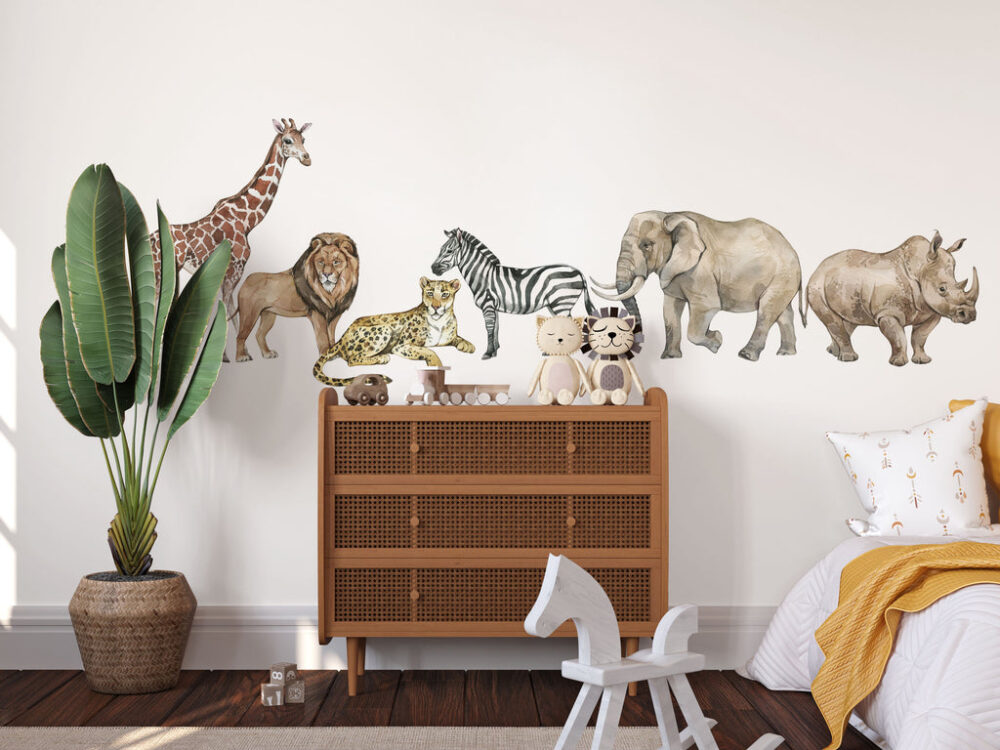 African Adventure with Safari Wall Stickers