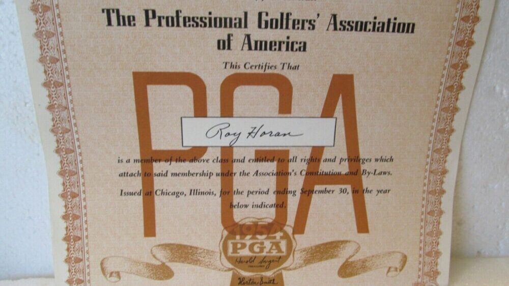 PGA Certification - The Gold Standard