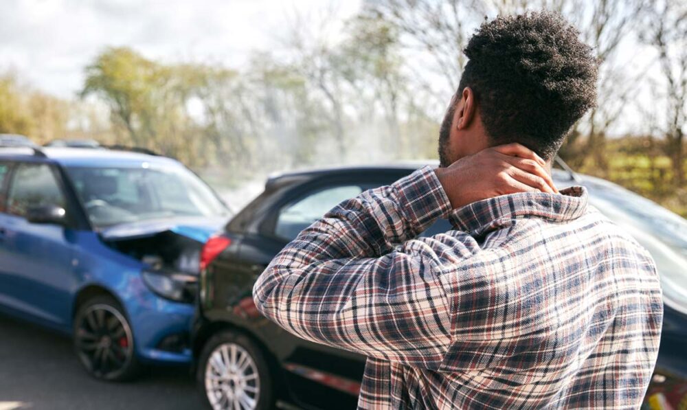 Remaining calm and confident after a car crash