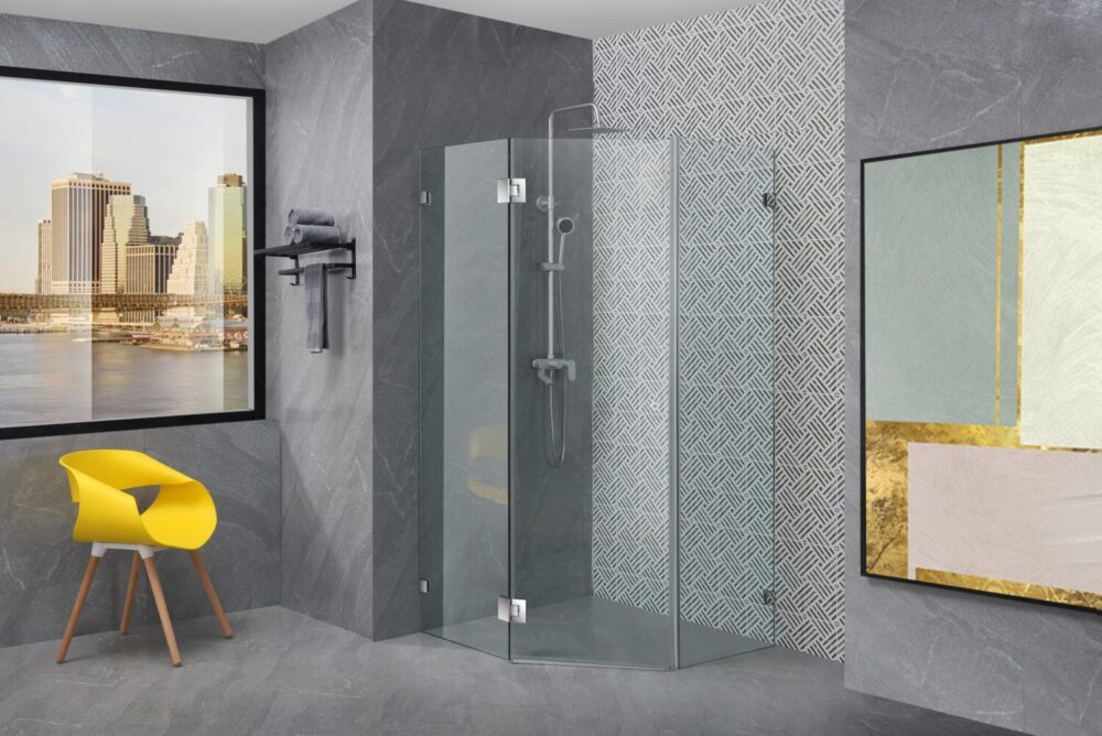 diamond shape shower