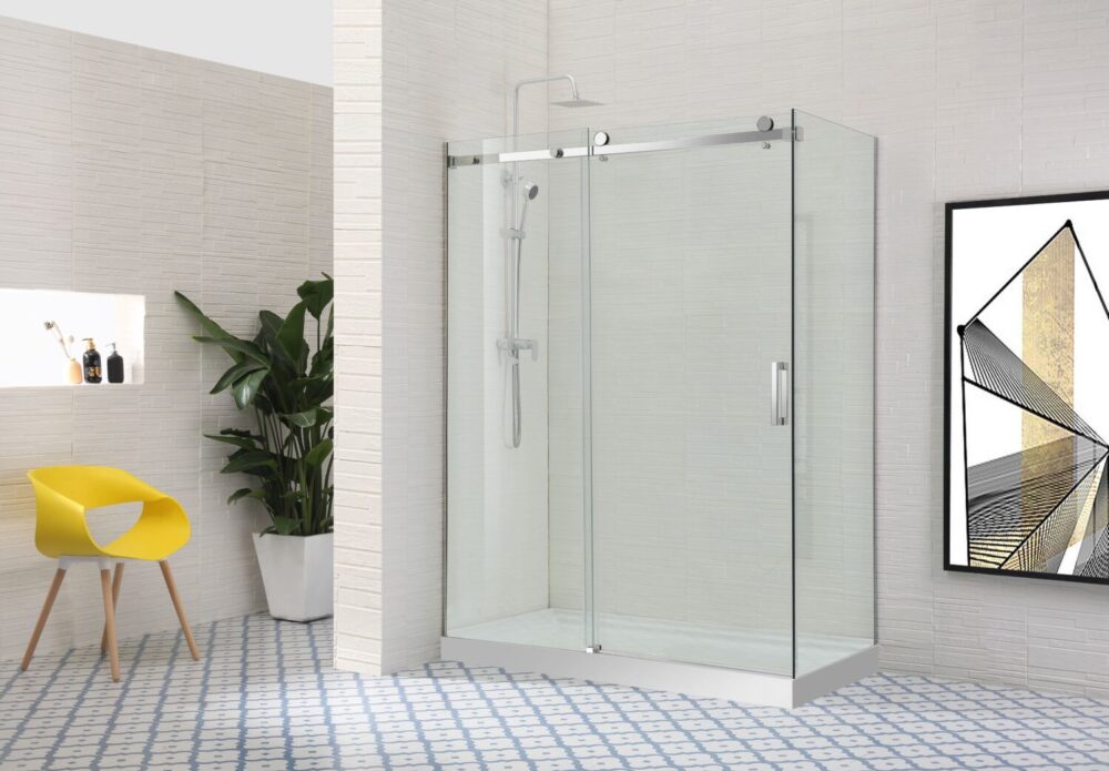 full glass shower